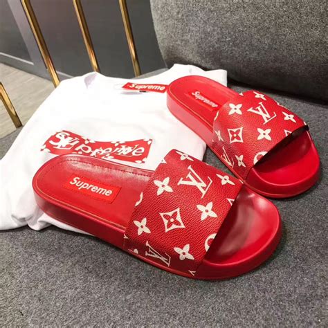 louis vuitton supreme slippers price|louis vuitton slippers 2020.